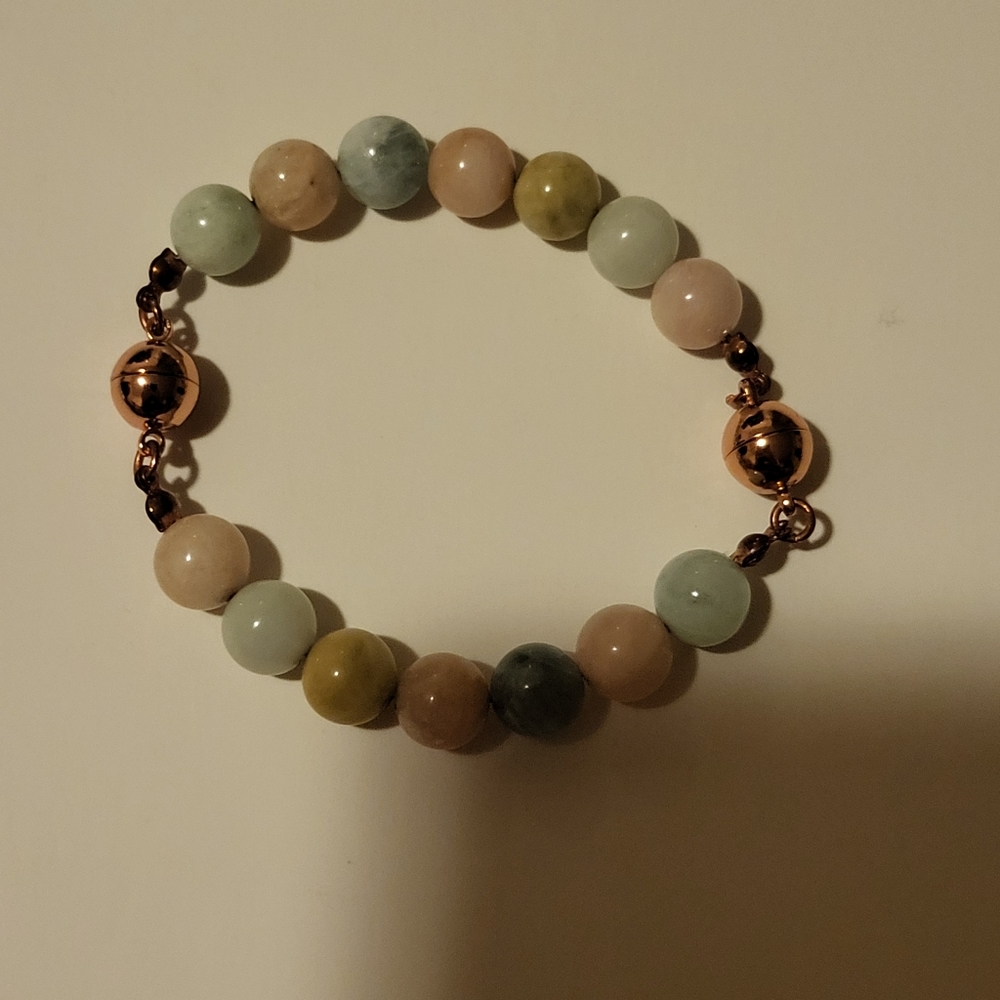 Maria Nicola Morganite Connector Bracelet Set in Rose Gold